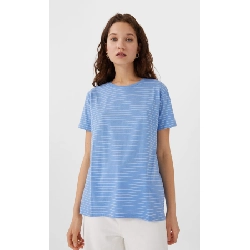 Striped asymmetric t-shirt 2999