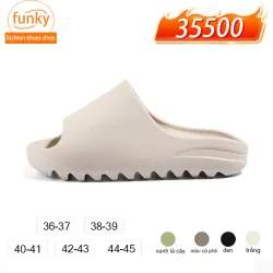 Giày dép nữ cao su đính hoa phối đá kiểu dáng dễ thương màu be 3946