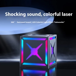 Loa Bluetooth 5.3 Mini Âm Thanh Vòm 3D Đèn RGB 3624