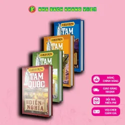 Sách Tam Quốc Diễn Nghĩa - La Quán Trung Bộ 4 gồm 4 tập mới