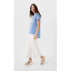 Striped asymmetric t-shirt 2999