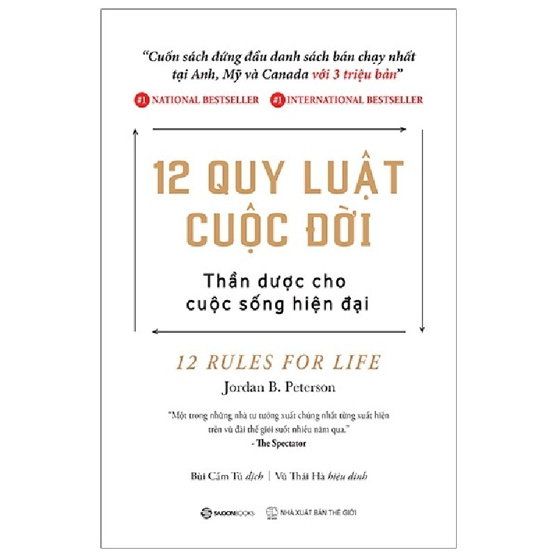 [SÁCH CŨ HCM] 12 Quy Luật Cuộc Đời: Thần Dược Cho Cuộc Sống Hiện Đại - Jordan B. Peterson 920