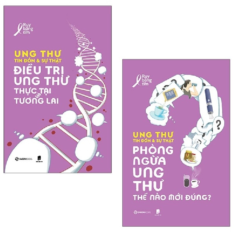 Bộ Sách Ung Thư - Tin Đồn Và Sự Thật (Bộ 2 Cuốn) - Ruy Băng Tím [HCM] 1473