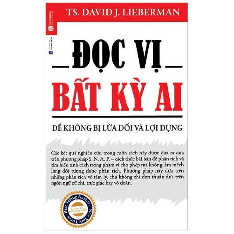 [SÁCH CŨ HCM] Đọc Vị Bất Kỳ Ai (Tái Bản 2012) - David J. Lieberman 1567