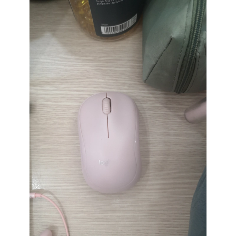 chuột không dây Logitech M221 màu hồng nhạt 3519