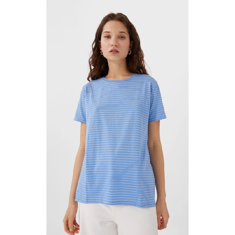Striped asymmetric t-shirt 2999