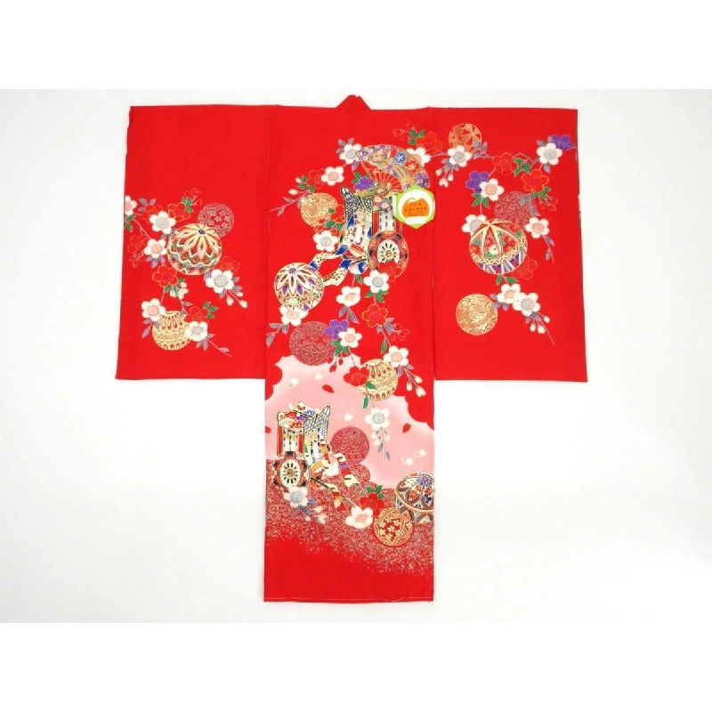 【Hàng chưa sử dụng】Áo kimono cho bé gái 3793