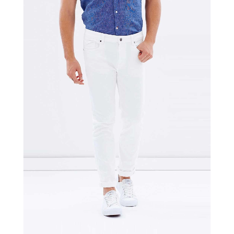 Quần jeans nam trắng 3010