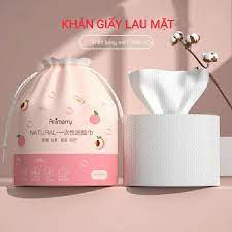 Khăn mặt khô Animerry dùng 1 lần lau khô, lau ướt , Giấy lau mặt dùng một lần 53
